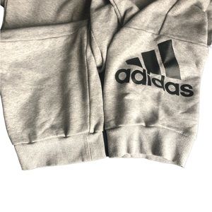 Excellent condition adidas gray sweat pants with black Adidas logo on left leg